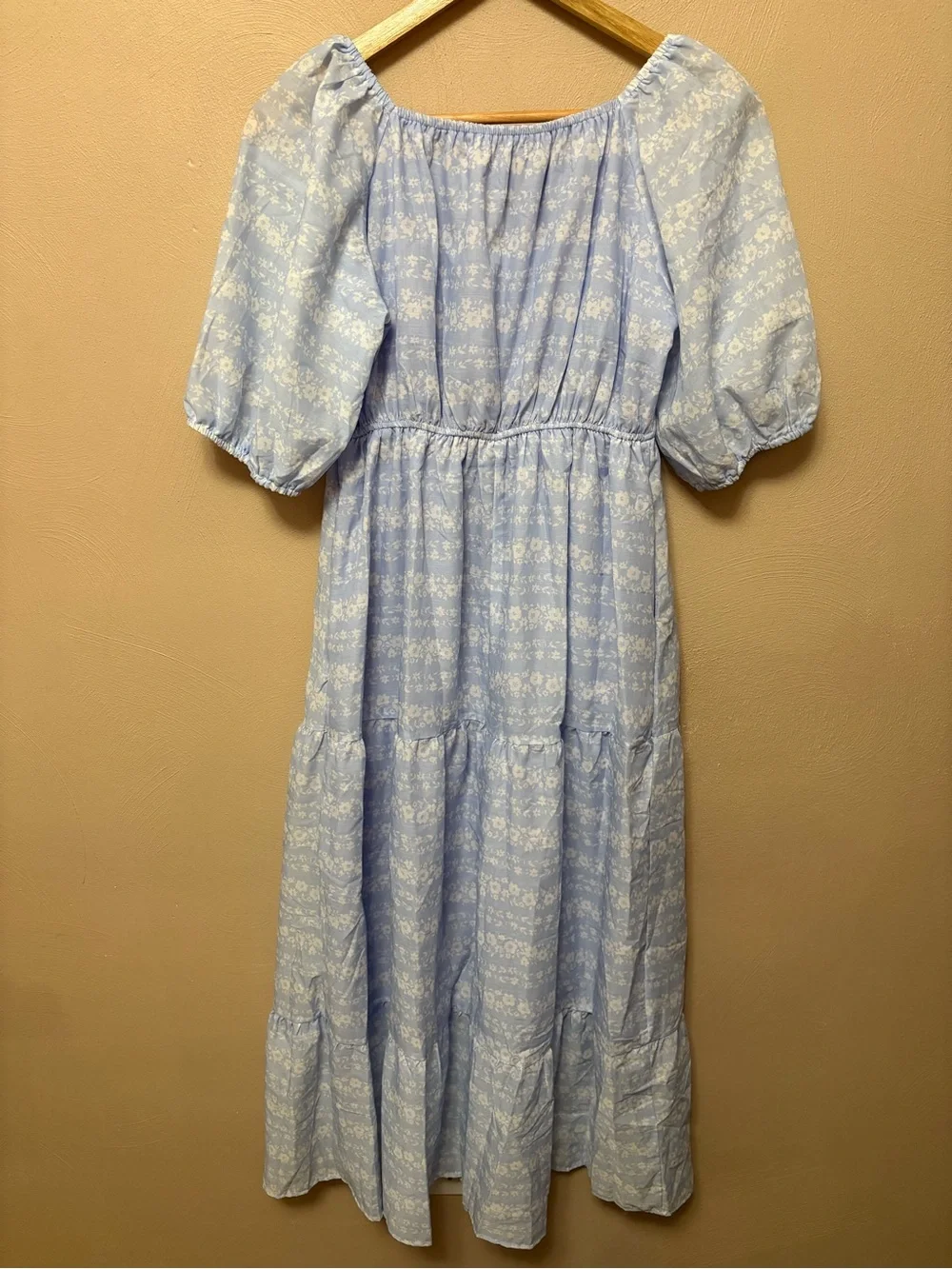 Baltic Born Adalee Dress Light Blue White Floral Size Small NWT New